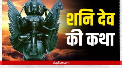 Shani Dev Katha Mythology Know about why Shani Dev is cursed by his wife