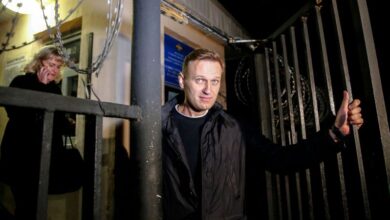 Russian dissident Alexey Navalny says he was moved into solitary cell to 'shut me up'