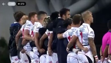 Hong Kong protest song plays instead of China anthem in rugby final mix-up