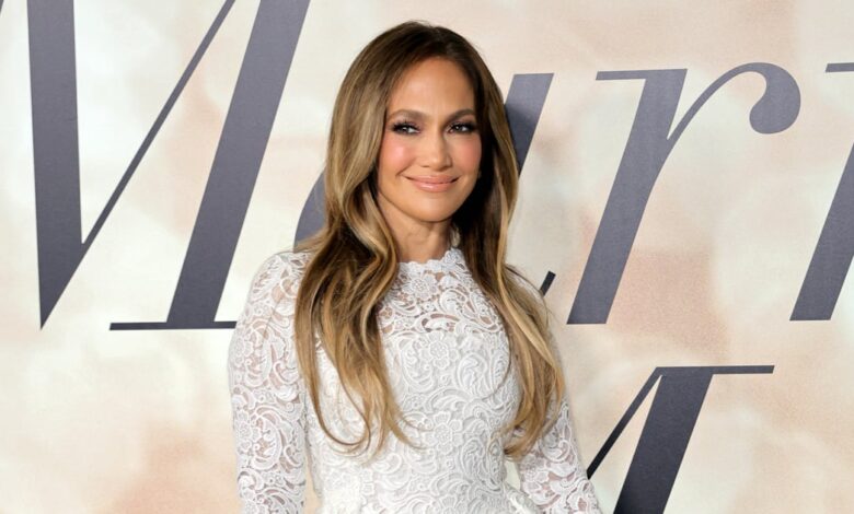 Jennifer Lopez's White Lingerie on Instagram