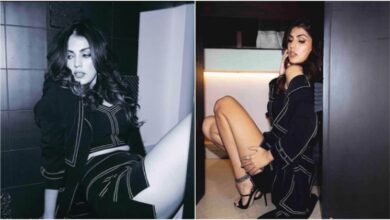 Rhea Chakraborty chooses a black outfit, poses for a sexy photo shoot