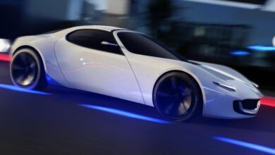 Mazda coupe concept comes with $16 billion electric car announcement