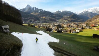 Unseasonably Warm Weather Leaves Ski Slopes With Little Snow