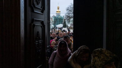 Worshipers in Ukraine Celebrate a Historic Orthodox Christmas