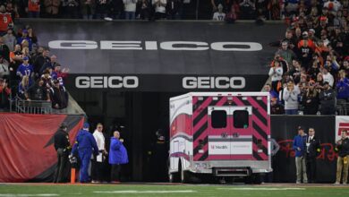 Buffalo Bills' Damar Hamlin in critical condition after collapsing on field