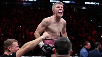Liam Smith delivers a stunning fourth-round KO to Chris Eubank Jr.
