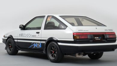 View Photos of the 1980s Toyota Corolla AE86 Concept