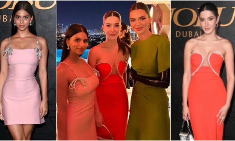 Love the glamorous dresses of Suhana Khan, Shanaya Kapoor for a photo with Kendall Jenner in Dubai?  This is what BFF seems to cost |  Fashion trends