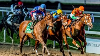 Late Happy American Rolls in Louisiana Stakes