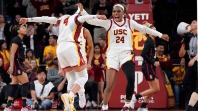 USC ends Stanford's 51-game winning streak in 2nd place against underrated teams