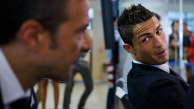 Ronaldo's relationship with his agent is strained