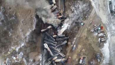 Watch as Officials Detonate Derailed Train Carrying Toxic Gas in Ohio