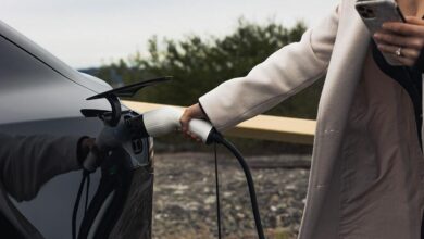 How many public EV chargers are there in Australia?