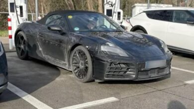 Porsche Boxster EV 2025 was caught