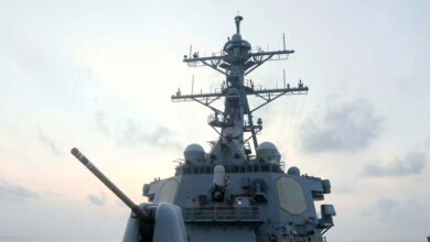 US Navy's USS Milius sails near South China Sea island militarized by China