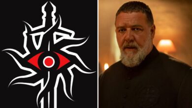 Movie Russell Crowe Using Dragon Age Symbol For The Spanish Inquisition