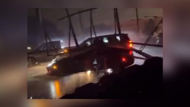 Ferrari wasn't super fast enough to get out of a raging Texas storm