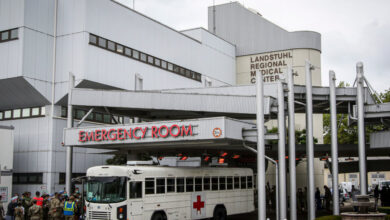 U.S. Army’s Landstuhl Hospital in Germany Treats Troops Wounded in Ukraine