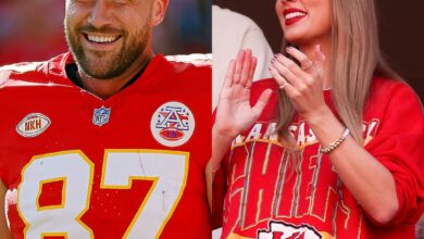 Travis Kelce Dances to Taylor Swift's "Shake It Off" at World Series
