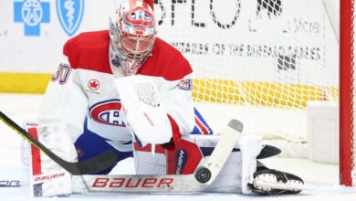 Primeau makes 46 saves, leads Canadiens to shootout win over Sabres