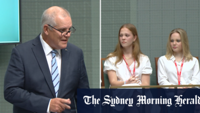Scott Morrison references Taylor Swift 12 times in his farewell to parliament speech