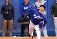 Yamamoto throws two scoreless innings in exhibition debut for Dodgers