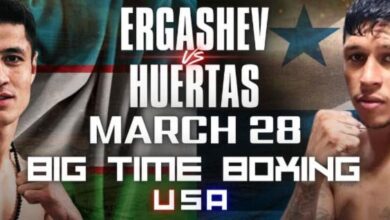 Image: Shohjahon Ergashev faces Juan Huertas on March 28th Live on DAZN from Detroit